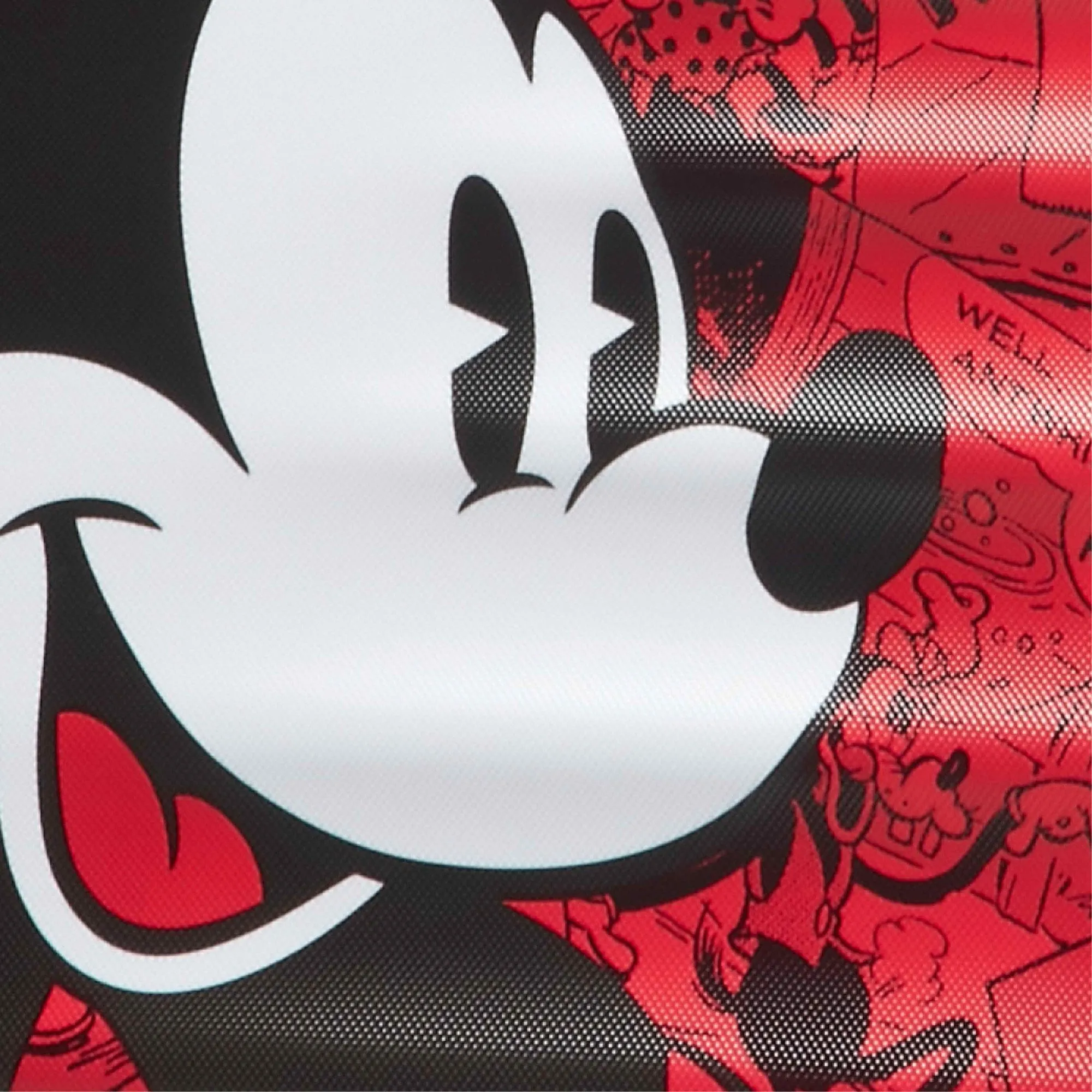 American Tourister Disney Wavebreaker Spinner Carry-On Luggage - Mickey Comics Red