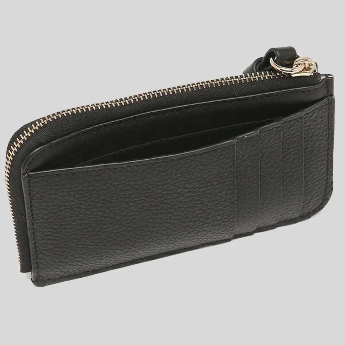 CHLOE Alphabet Flat Wallet Black CHC21WP944F57