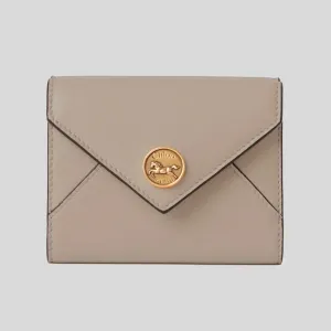 CHLOE Small Envelope Trifold Wallet In Grained Leather Motty Grey CHC25SP543O93