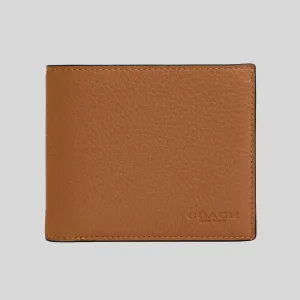 COACH Men's 3 In 1 Wallet Light Saddle CR398