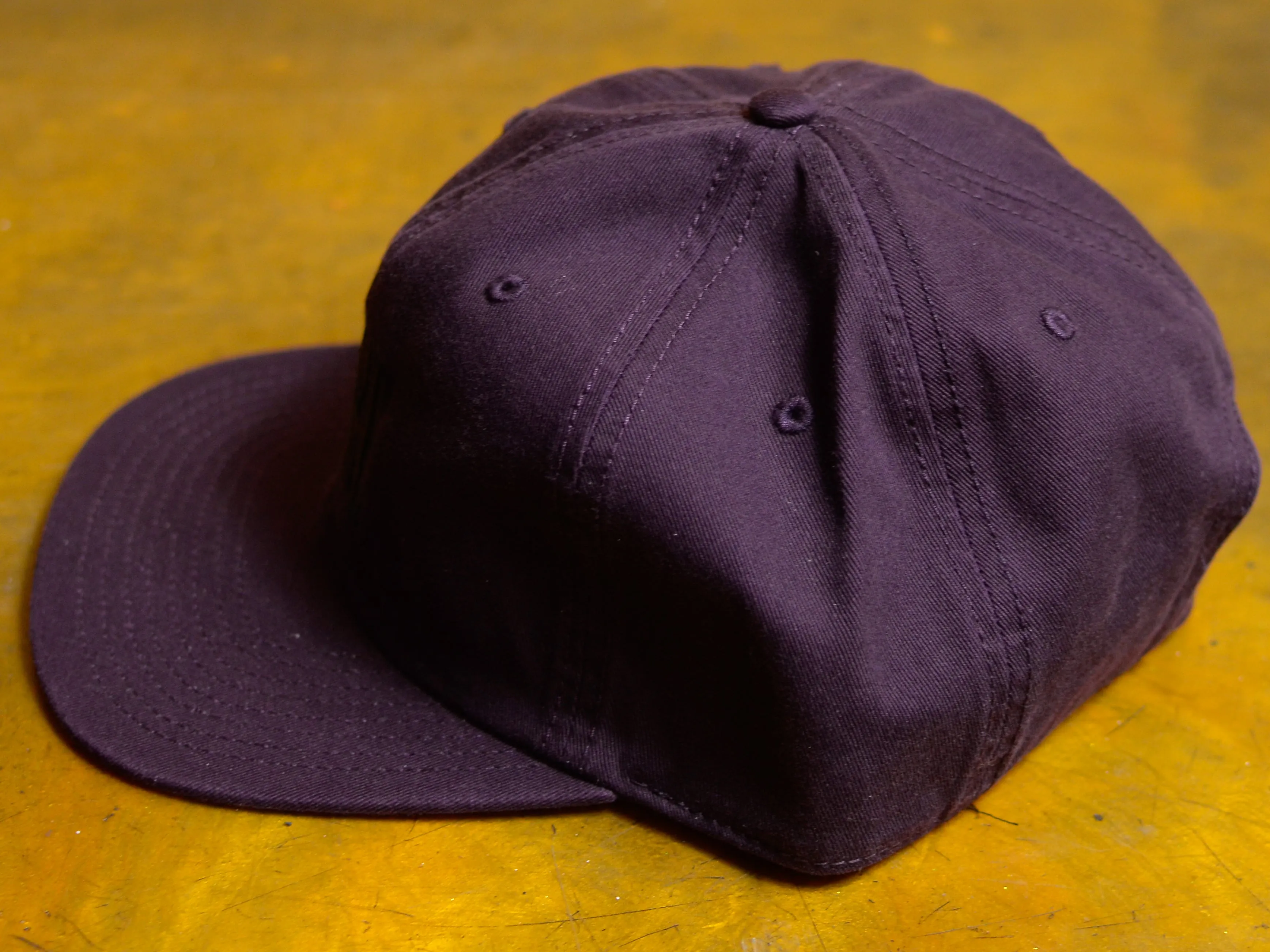 Crew Embroid 6 Panel Cap - Plum