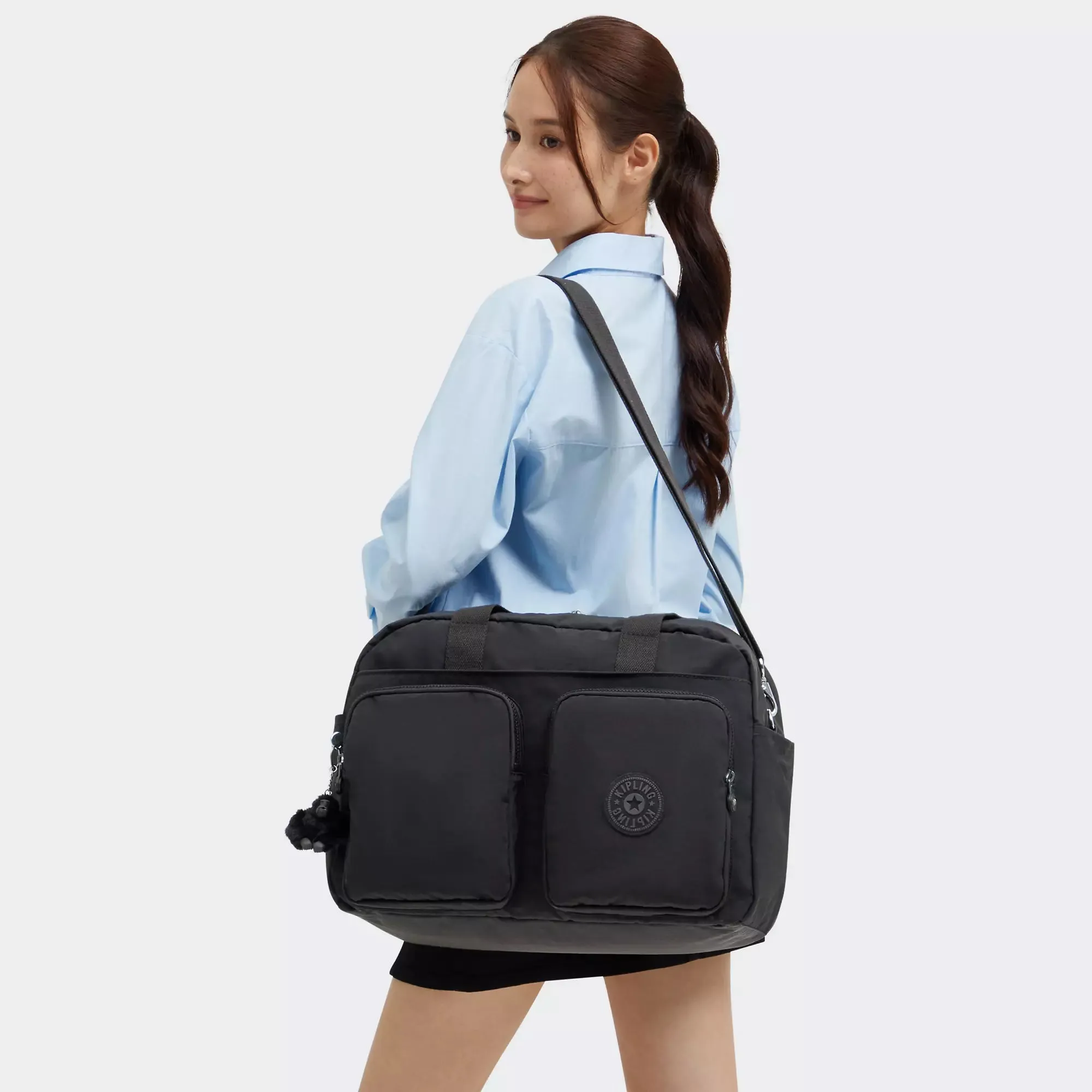 Kipling Defea Extra Large Weekender Duffle Bag - Black Noir