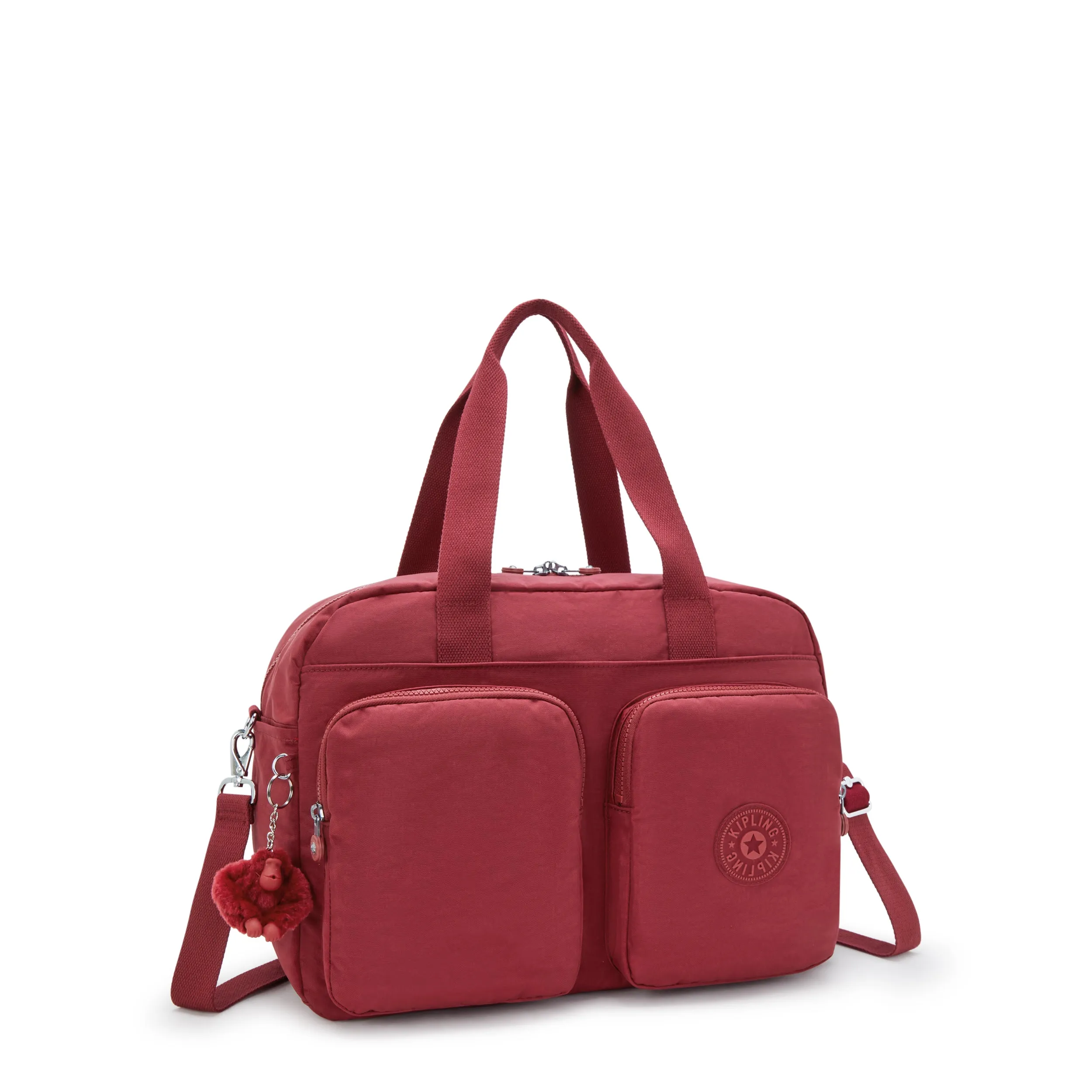 Kipling Defea Extra Large Weekender Duffle Bag - Funky Red