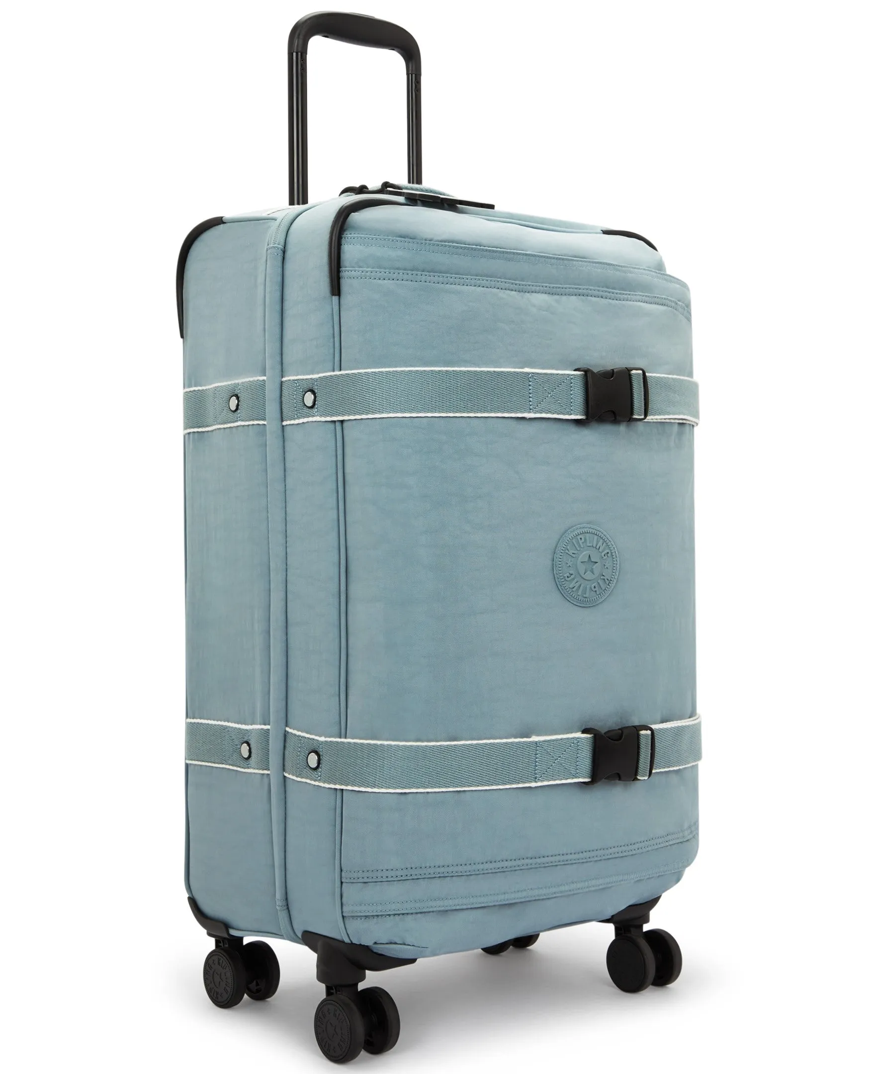Kipling Spontaneous Medium Rolling Luggage - Relaxed Grey