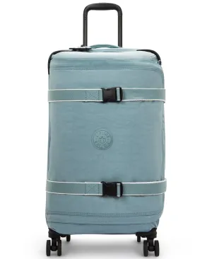 Kipling Spontaneous Medium Rolling Luggage - Relaxed Grey