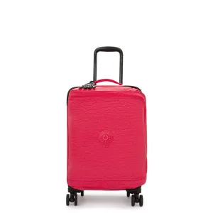 Kipling Spontaneous Small Rolling Luggage - Resort Pink