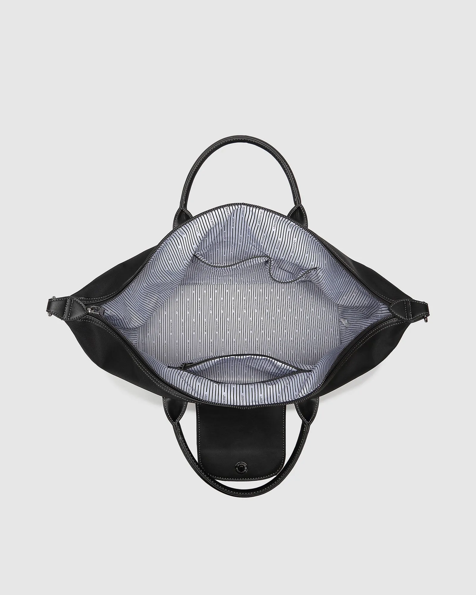 Louenhide Hamilton Nylon Weekender Bag Black