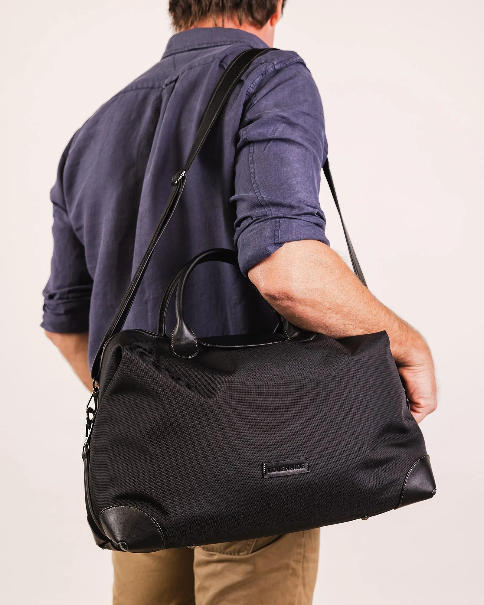 Louenhide Hamilton Nylon Weekender Bag Black