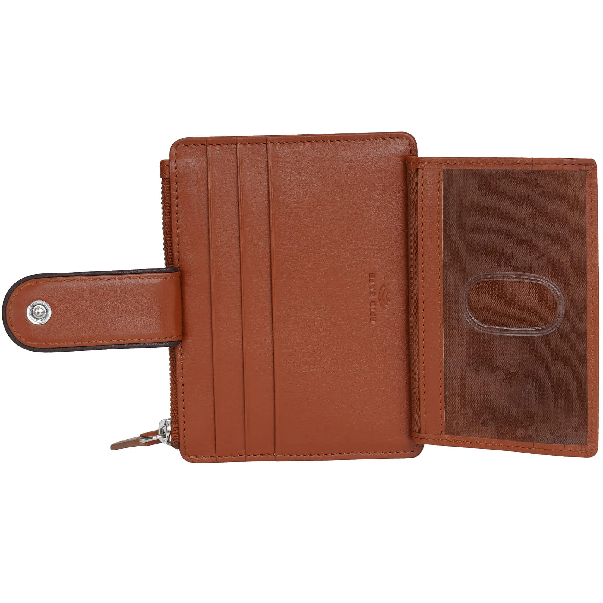 Mancini Sonoma Women’s Card Case with Enhanced RFID Protection