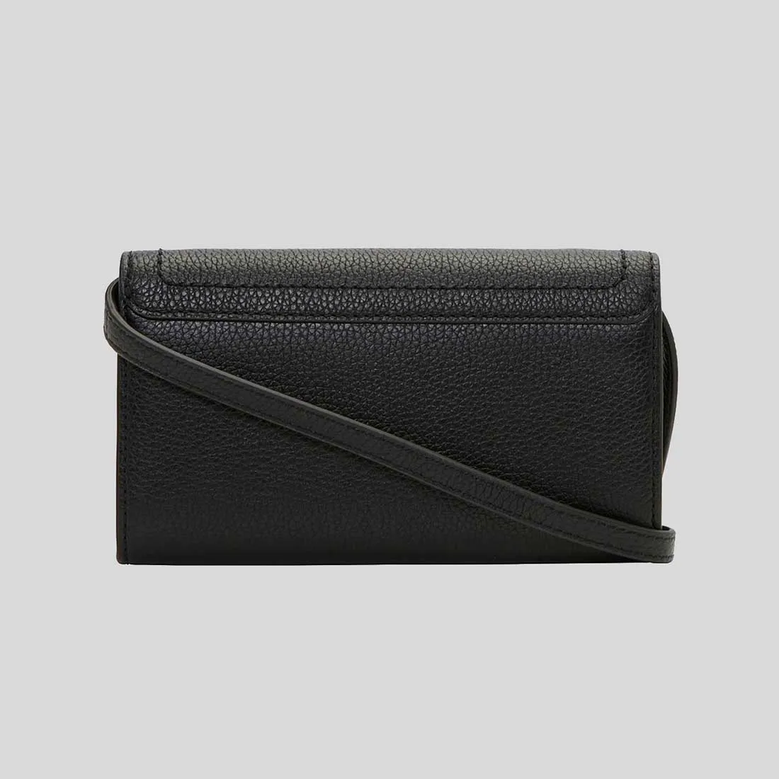 MARC JACOBS Groove Leather Wallet On Chain Black 4P4SMN002S01