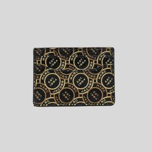 MARC JACOBS MJ Logo Printed Card Case Black Multi S104M12FA22