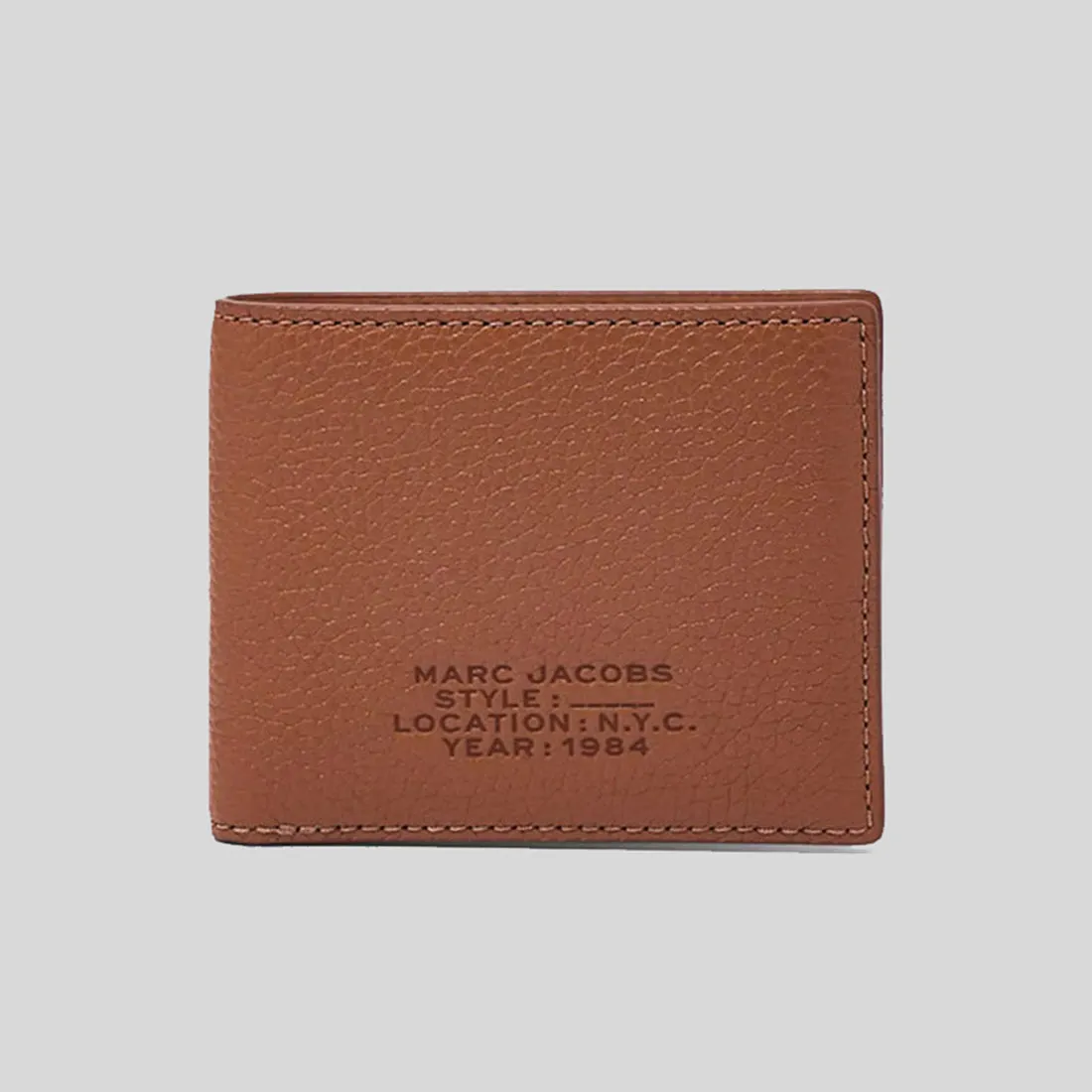 MARC JACOBS The Leather Billfold Wallet Argan Oil 2P3SMP001S01