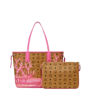 MCM Women's Liz Shopper in Cubic Coral Visetos