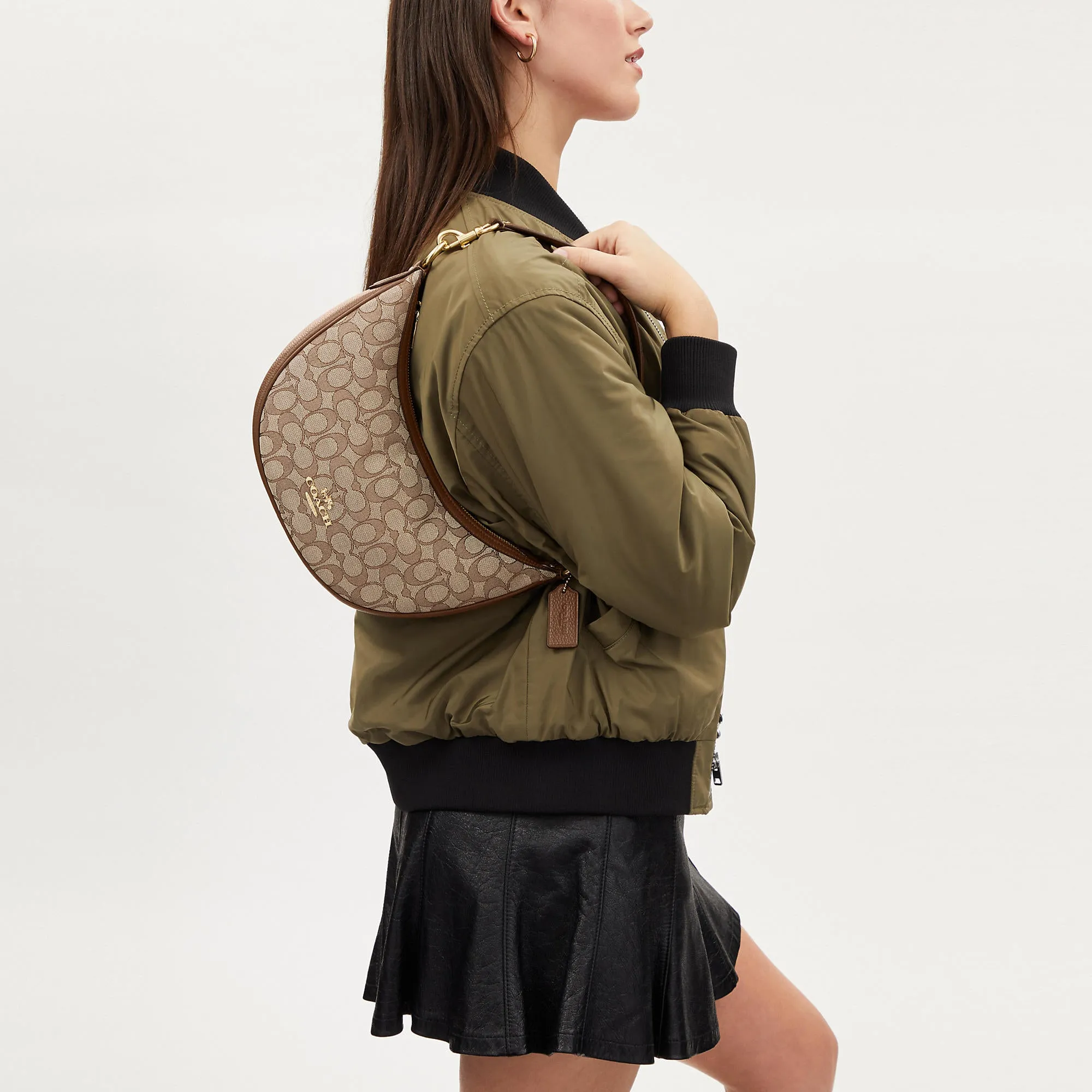 Reformation Coach Outlet Aria Shoulder Bag In Signature Jacquard
