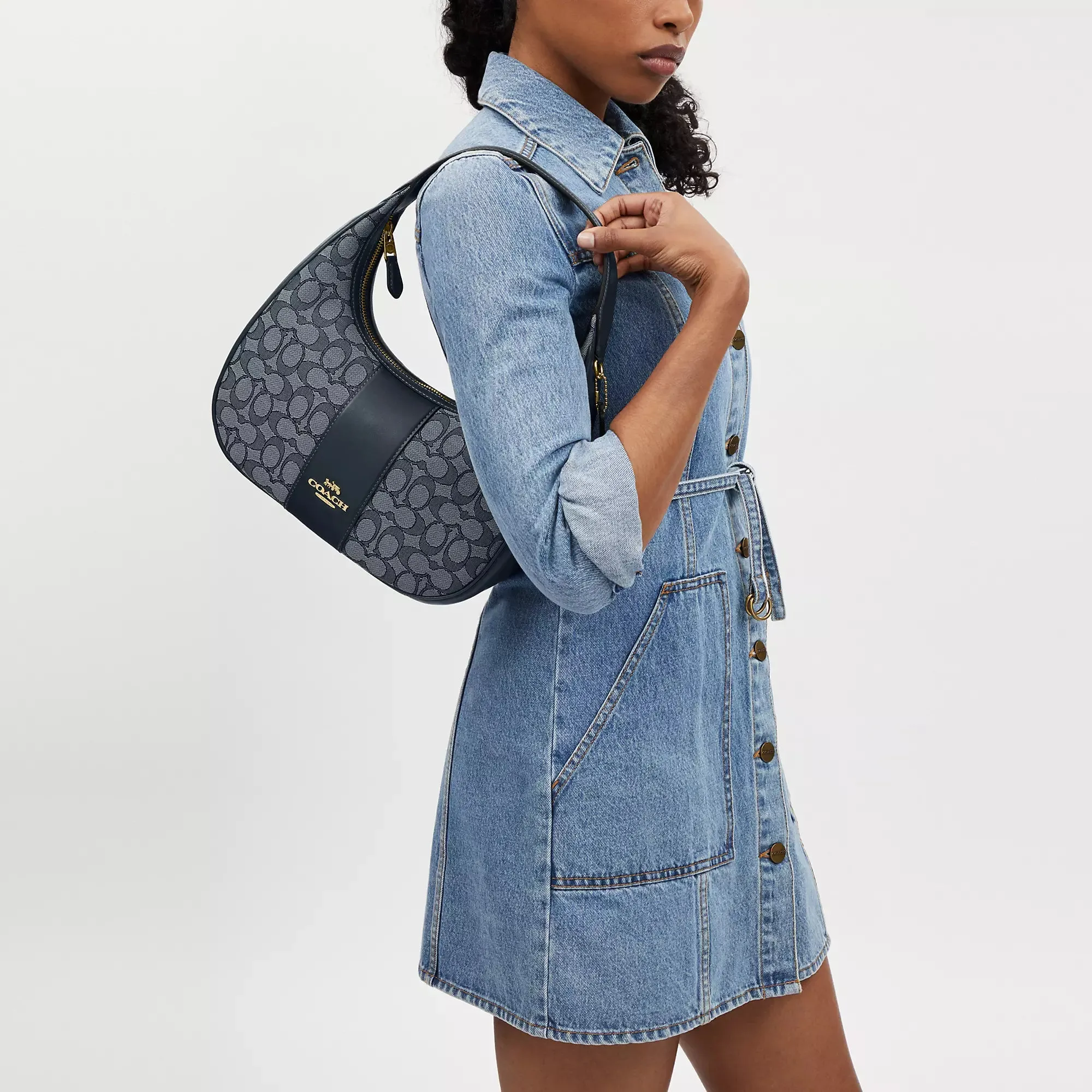 Reformation Coach Outlet Carmen Shoulder Bag In Signature Jacquard