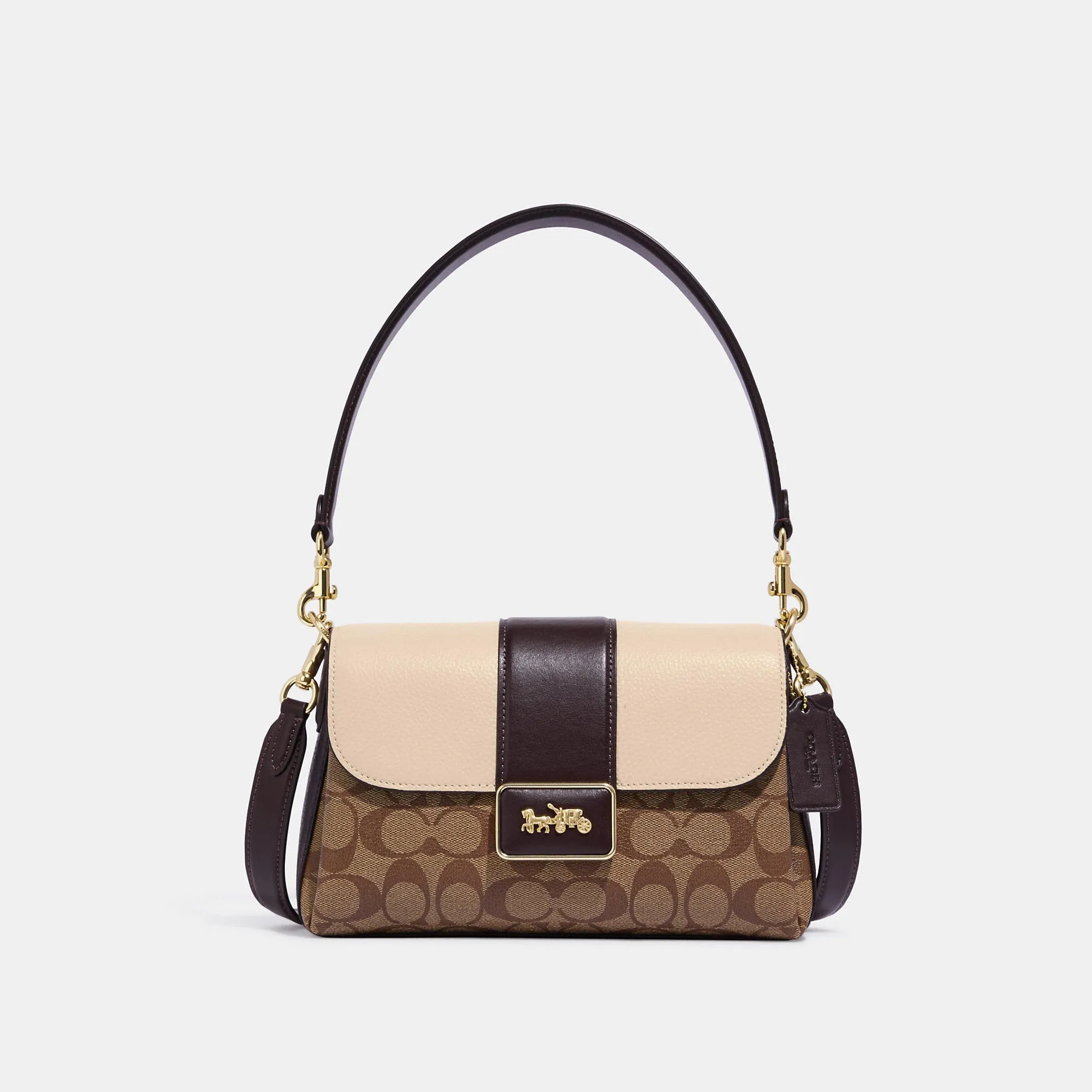 Reformation Coach Outlet Grace Shoulder Bag In Signature Canvas