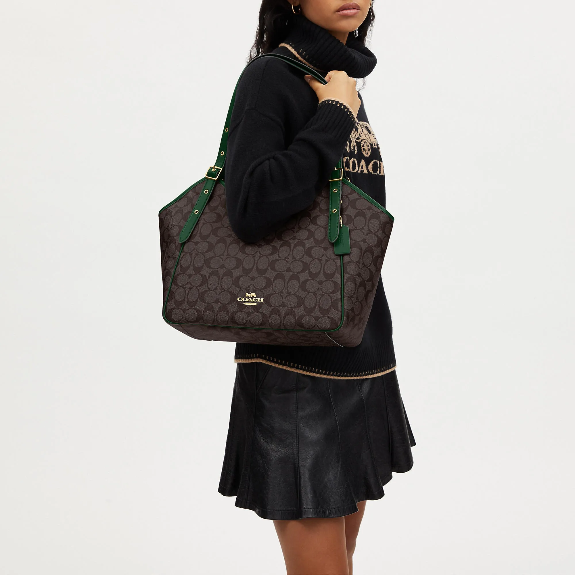 Reformation Coach Outlet Meadow Shoulder Bag In Signature Canvas