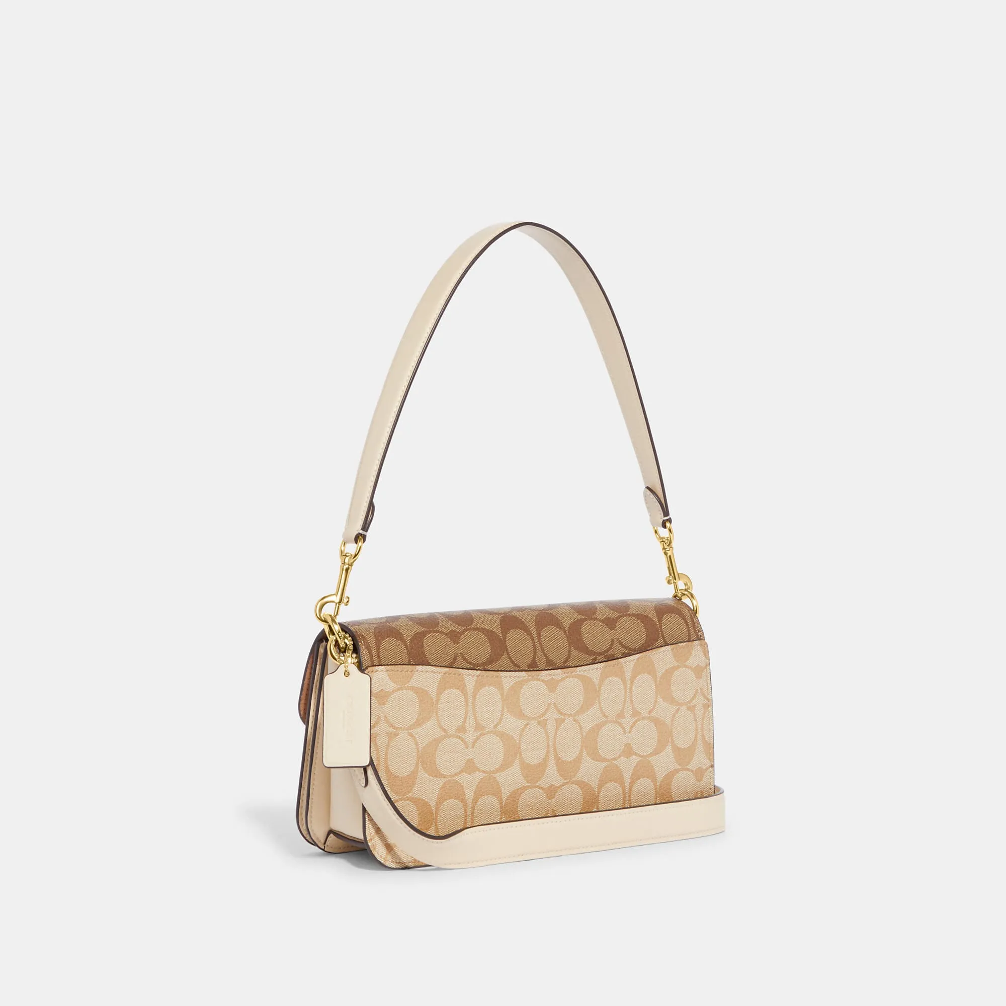 Reformation Coach Outlet Morgan Shoulder Bag In Blocked Signature Canvas