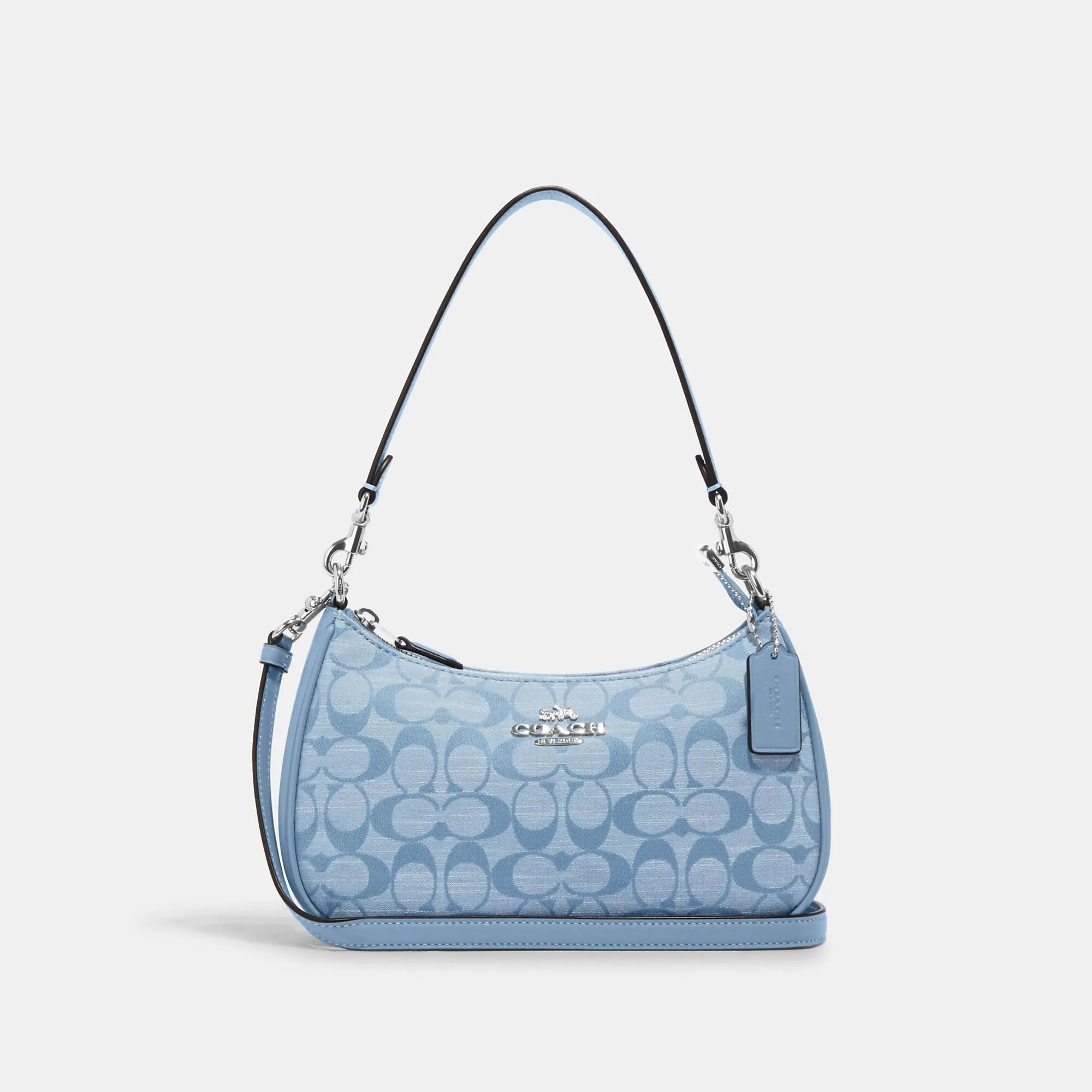 Reformation Coach Outlet Teri Shoulder Bag In Signature Chambray
