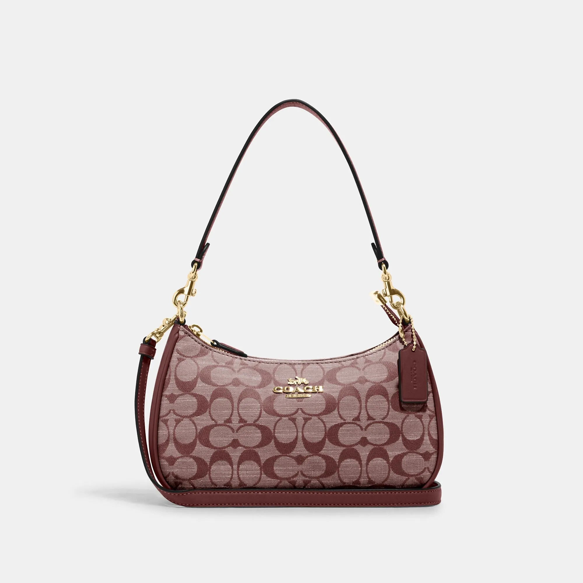 Reformation Coach Outlet Teri Shoulder Bag In Signature Chambray