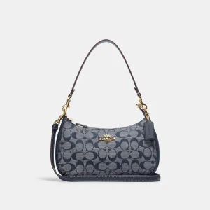 Reformation Coach Outlet Teri Shoulder Bag In Signature Chambray