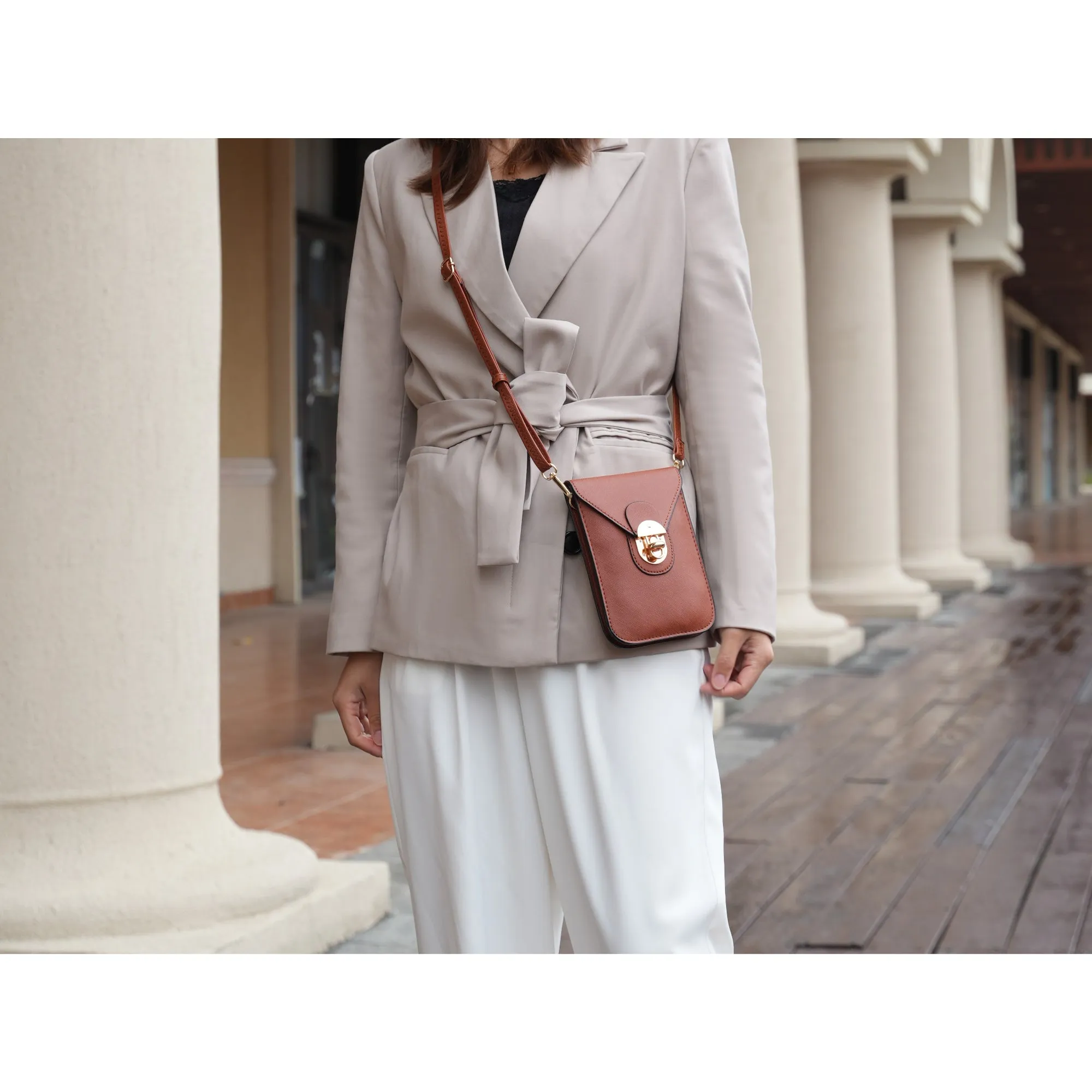 Reformation Havana Smartphone Crossbody Bag