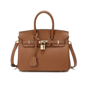 Reformation Tiffany & Fred Top-Grain Leather Shoulder Bag
