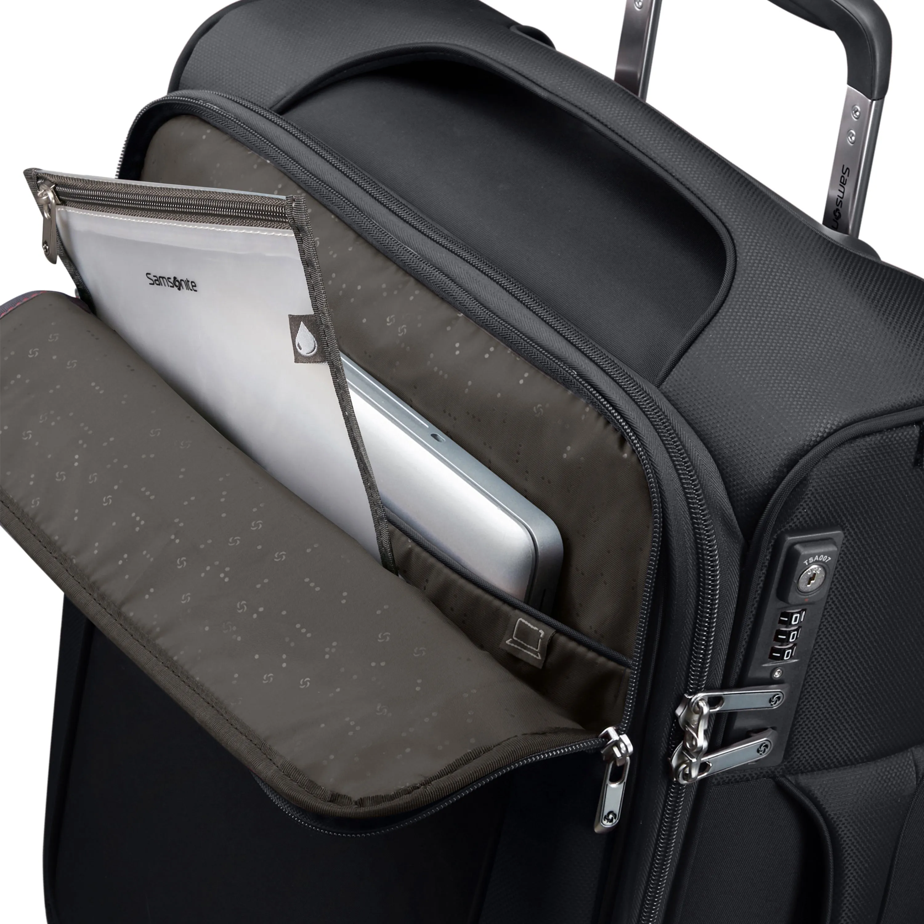 Samsonite D'Lite Spinner Carry-On Luggage - Black