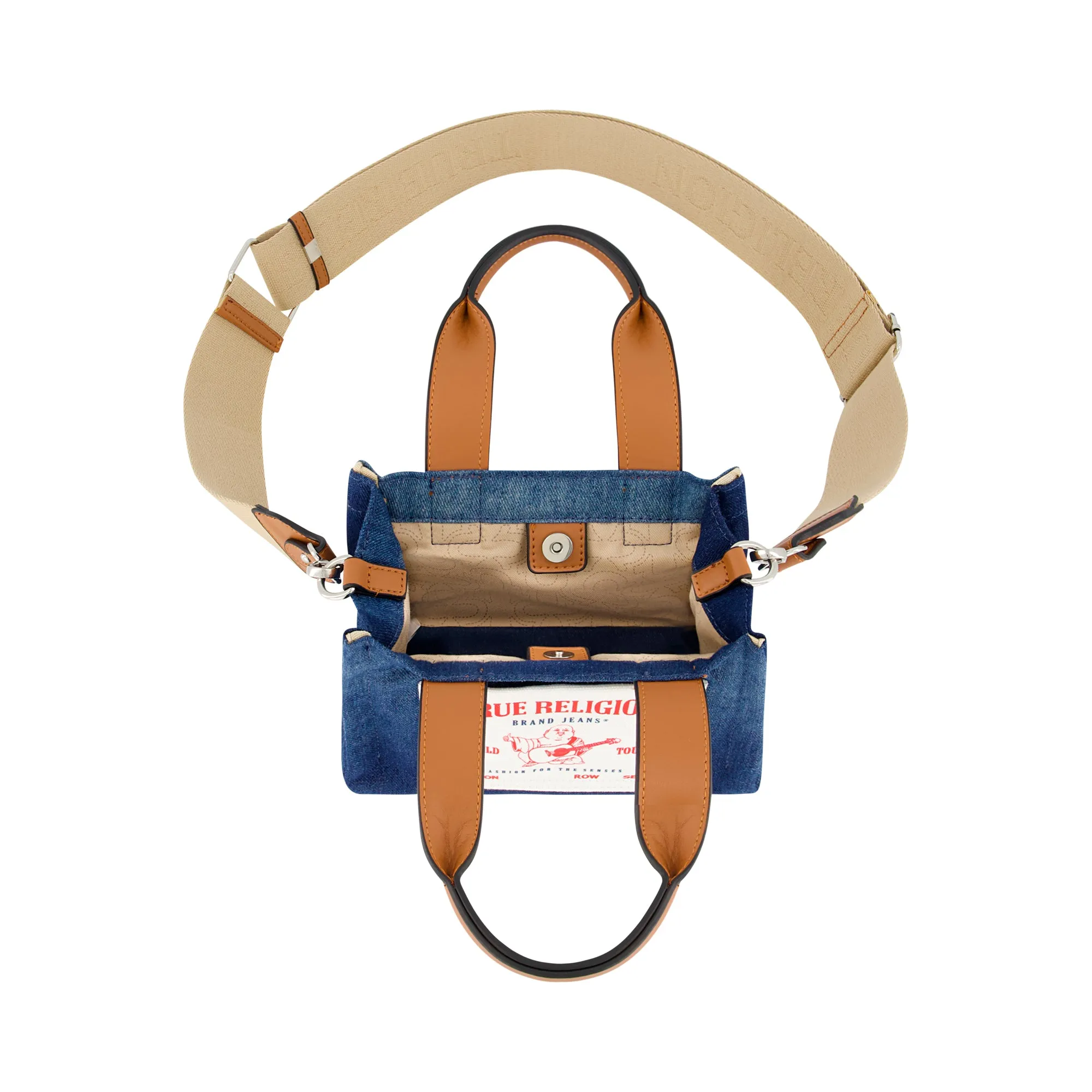 True Religion Mini Denim Tote