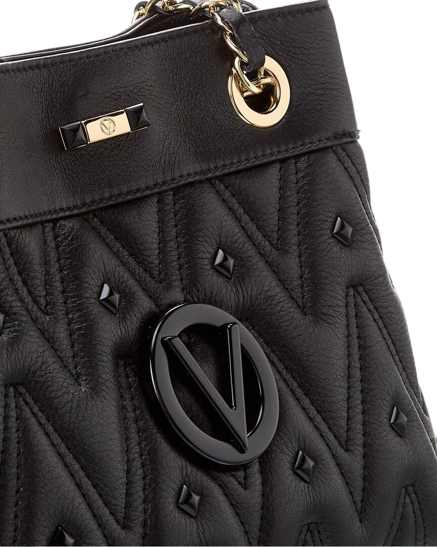 Valentino by Mario Valentino Rita Diamond Leather Shoulder Bag